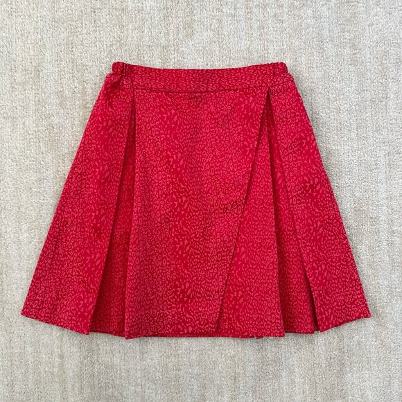 3 for $6 Suite Blanco Faux Wrap Pleated Mini Skirt With Pockets 4 - Picture 1 of 9